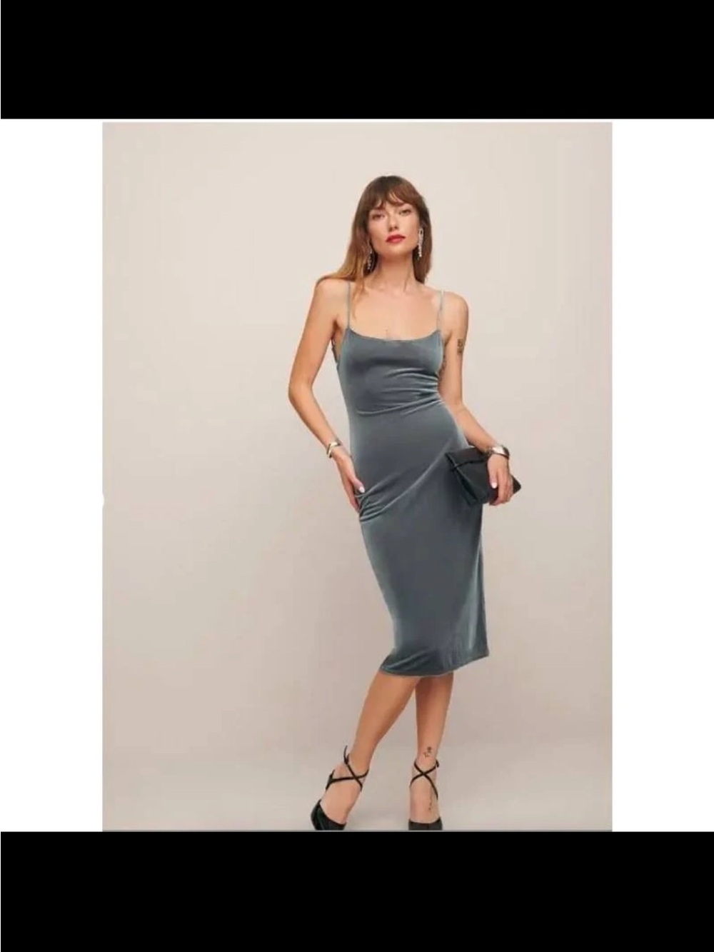 MEREL VELVET DRESS SILVER VELVET

1